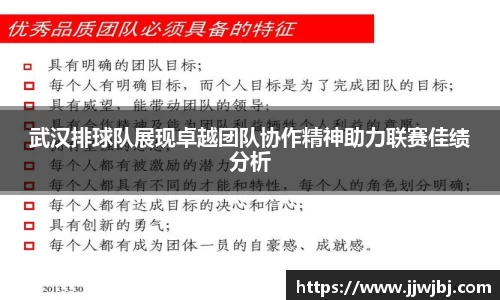 武汉排球队展现卓越团队协作精神助力联赛佳绩分析
