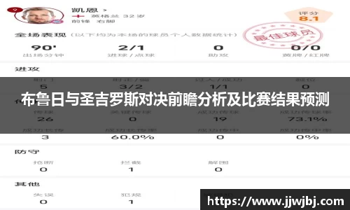 必一布鲁日与圣吉罗斯对决前瞻分析及比赛结果预测